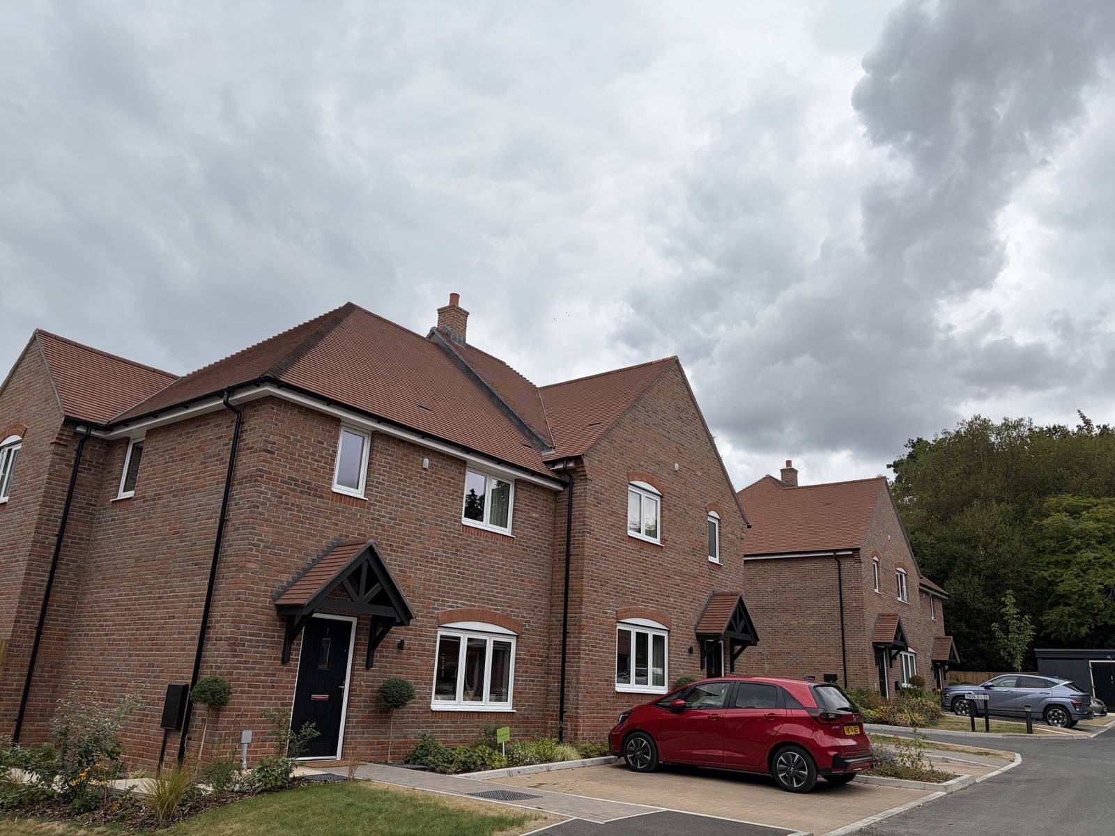 Completed homes at the Abbey Mill development
