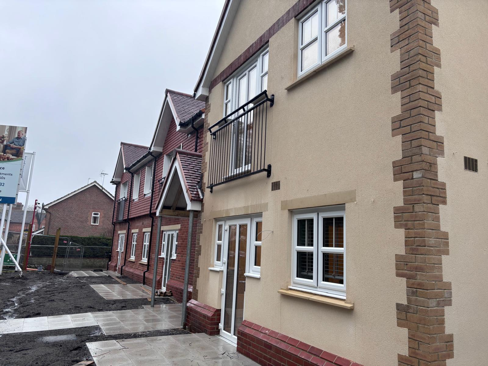 Liphook semis with garage — finished elevation