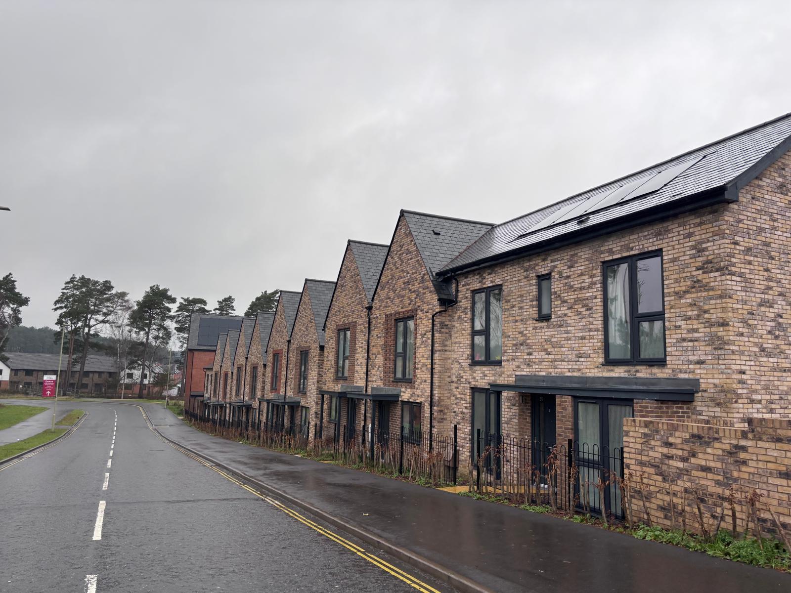 Prince Phillip Park new-build terrace