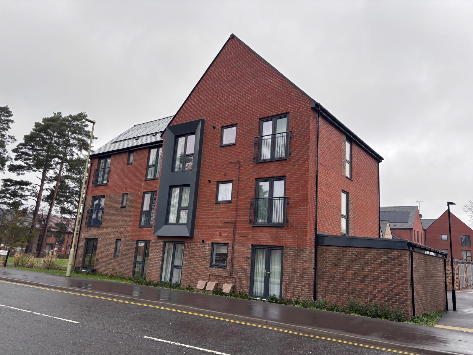 Prince Phillip Park apartment block — street angle