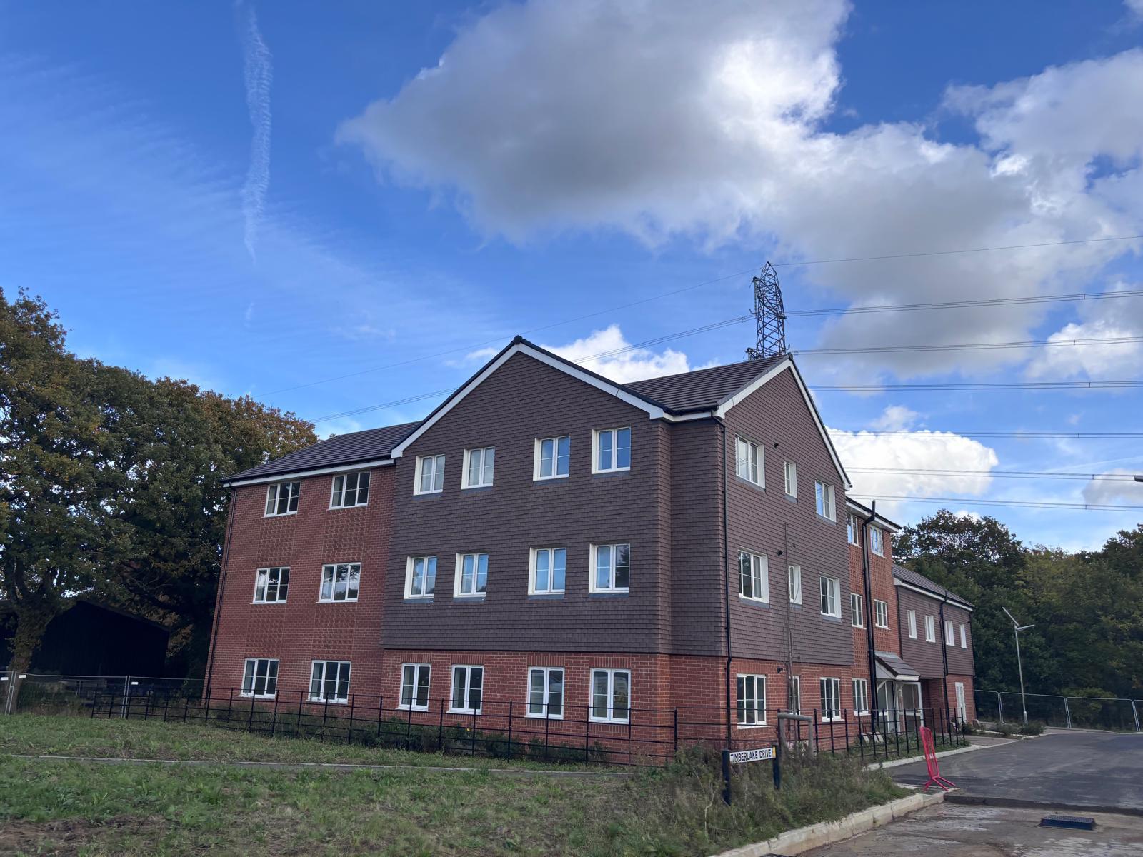 Titchfield 3-storey apartment block — wide angle